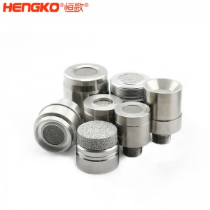 廠家定制0.2-90微米多孔金屬氣體傳感器防爆外殼，隔火焰耐腐蝕316L不銹鋼防爆片