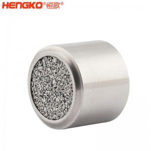 廠家定制0.2-90微米多孔金屬氣體傳感器防爆外殼，隔火焰耐腐蝕316L不銹鋼防爆片