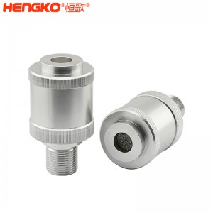 廠家供應(yīng)不銹鋼氣體傳感器外殼微孔燒結(jié)耐用防爆濾芯，應(yīng)用于真空室