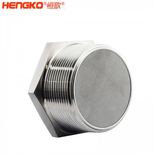 恒歌不銹鋼絲網(wǎng)濾芯燒結(jié)網(wǎng)消聲器消音器耐熱排氣均勻，應(yīng)用于排風(fēng)管消音