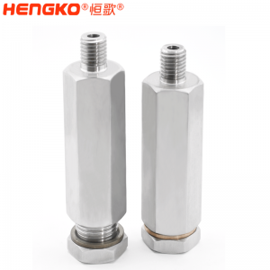 易燃液體、蒸汽燒結(jié)不銹鋼阻火器組合件限流器氣體儲存和運輸用