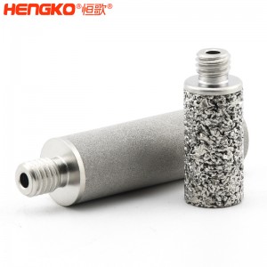 廠家來圖定制粉末燒結(jié)316L不銹鋼過濾器濾芯防塵耐腐蝕，用于化工制藥